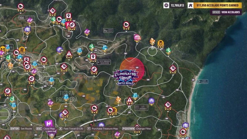 Forza Horizon 5 Treasure Map